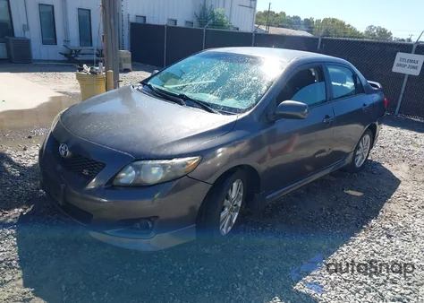 2010 Toyota Corolla S z USA, uszkodzony, nr VIN 2T1BU4EE5AC534577